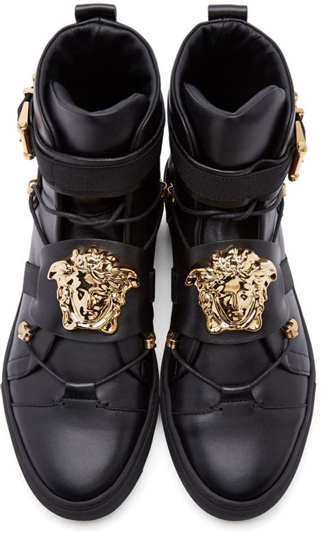 versace high top medusa|Versace Medusa boots.